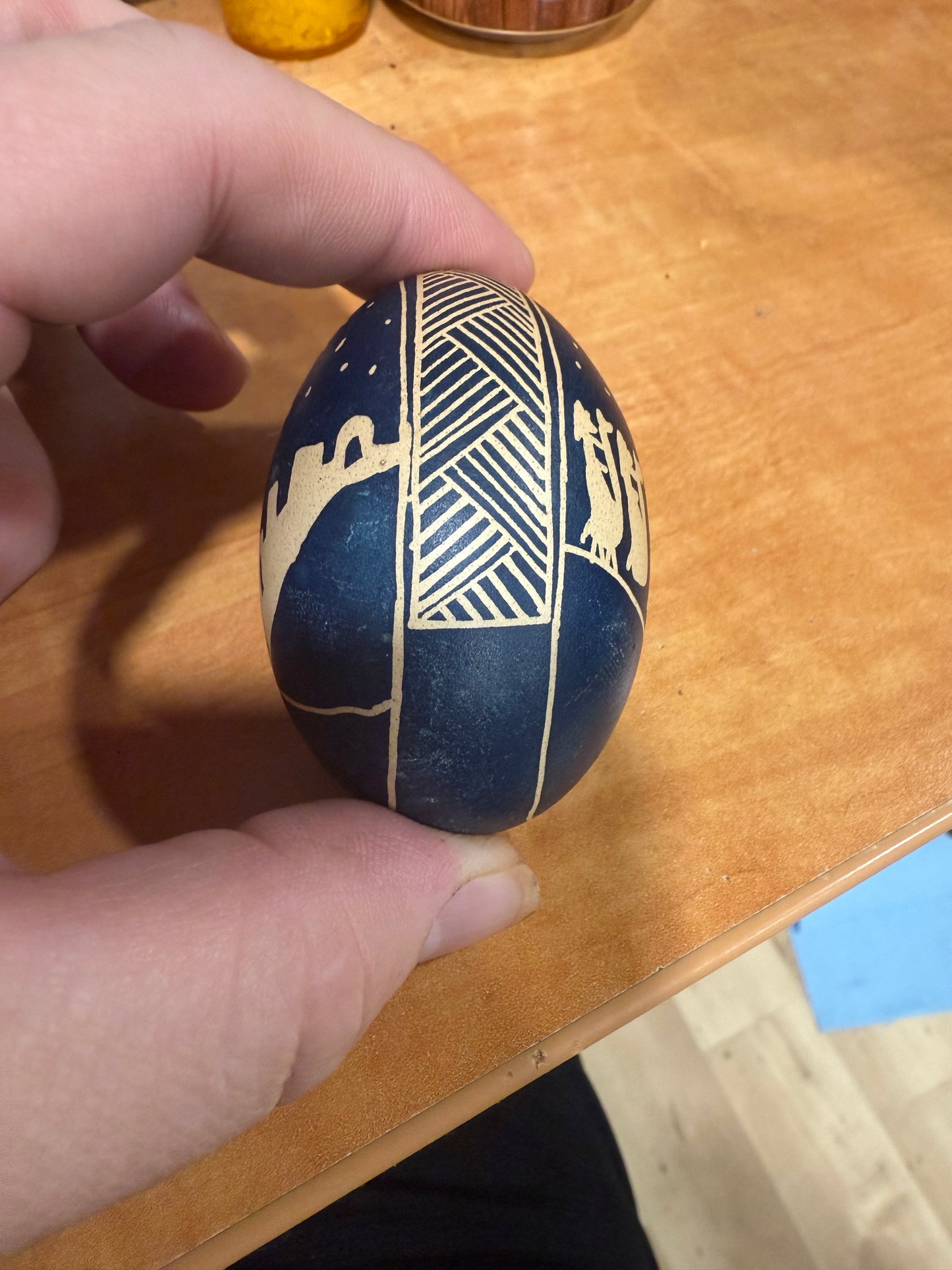 Nativity - We Three Kings Chicken Egg Ornament