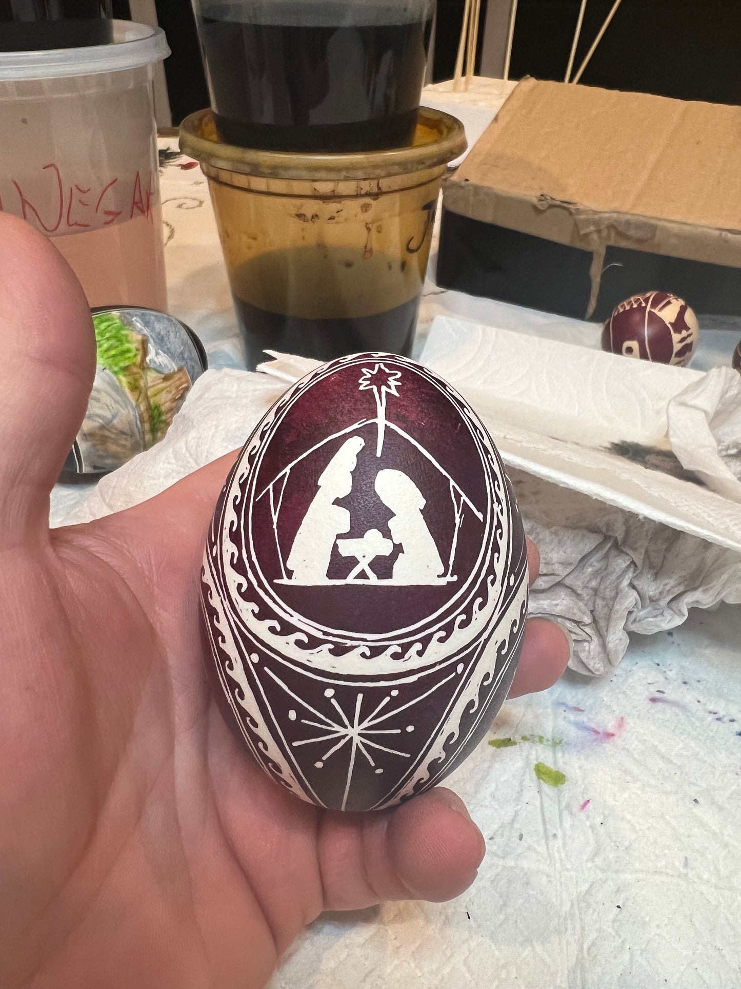 4 Circles Goose Egg Nativity
