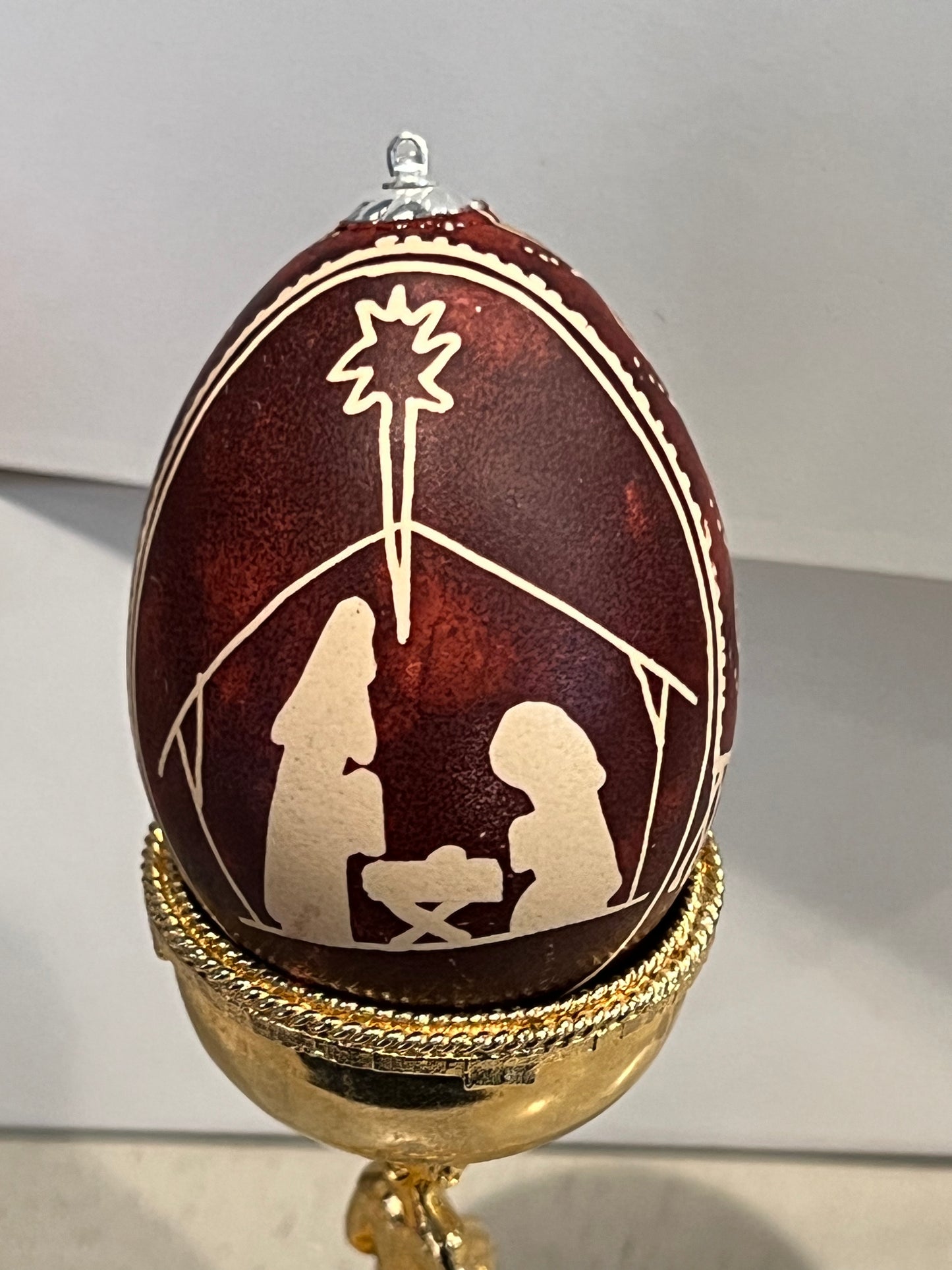 Single - nativity ornament