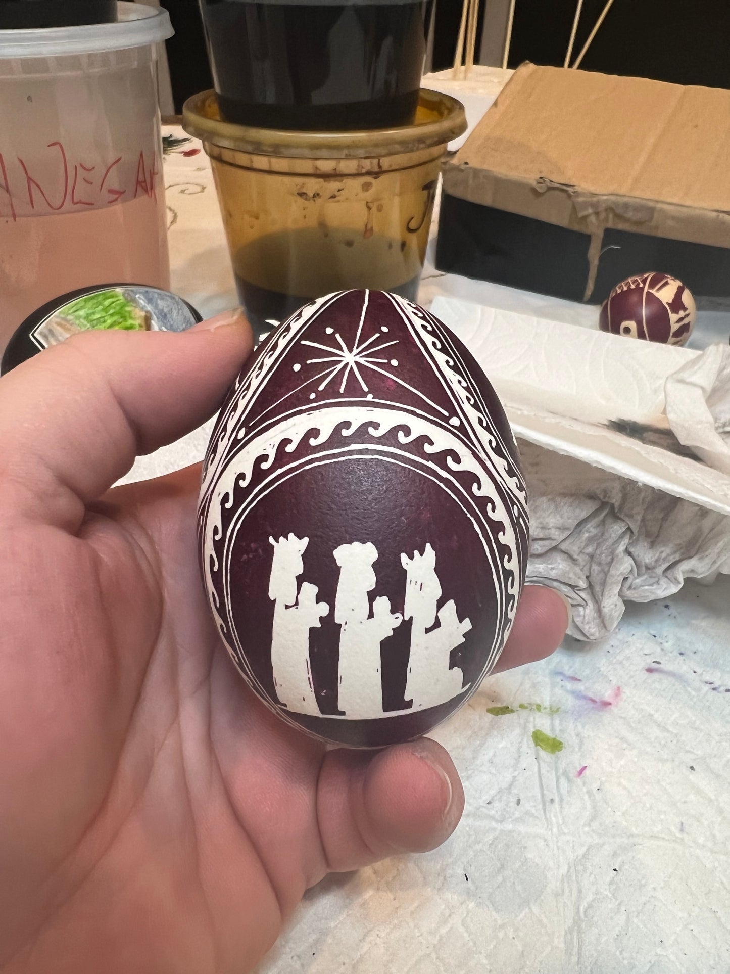 4 Circles Goose Egg Nativity