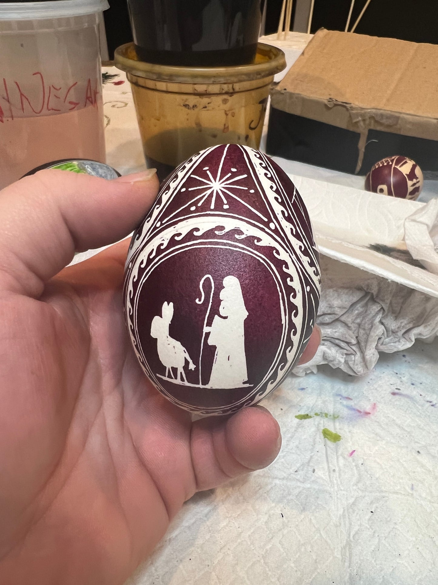 4 Circles Goose Egg Nativity